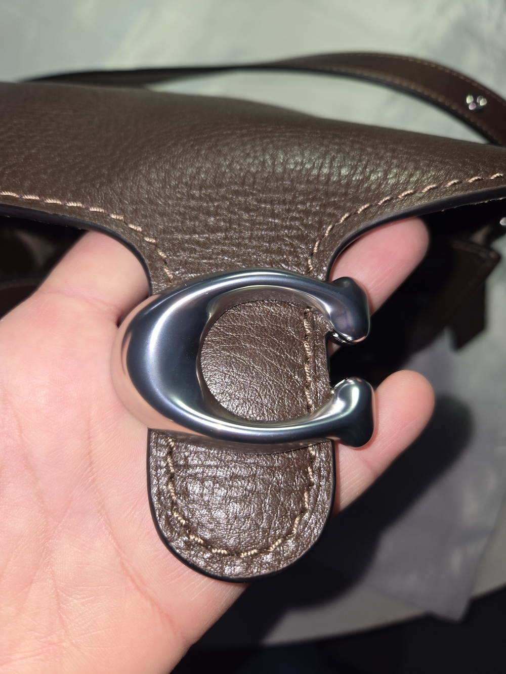 Coach Western Tabby Shoulder Bag - Maple - Picture 9 of 13